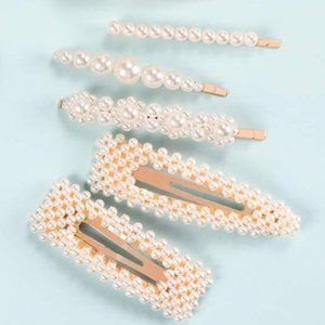 ⬇️ 5Pcs Brandy Melville Pearl Hair Clip Hair Pin